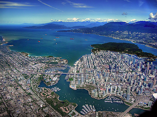 Vancouver Aerial by ecstaticist