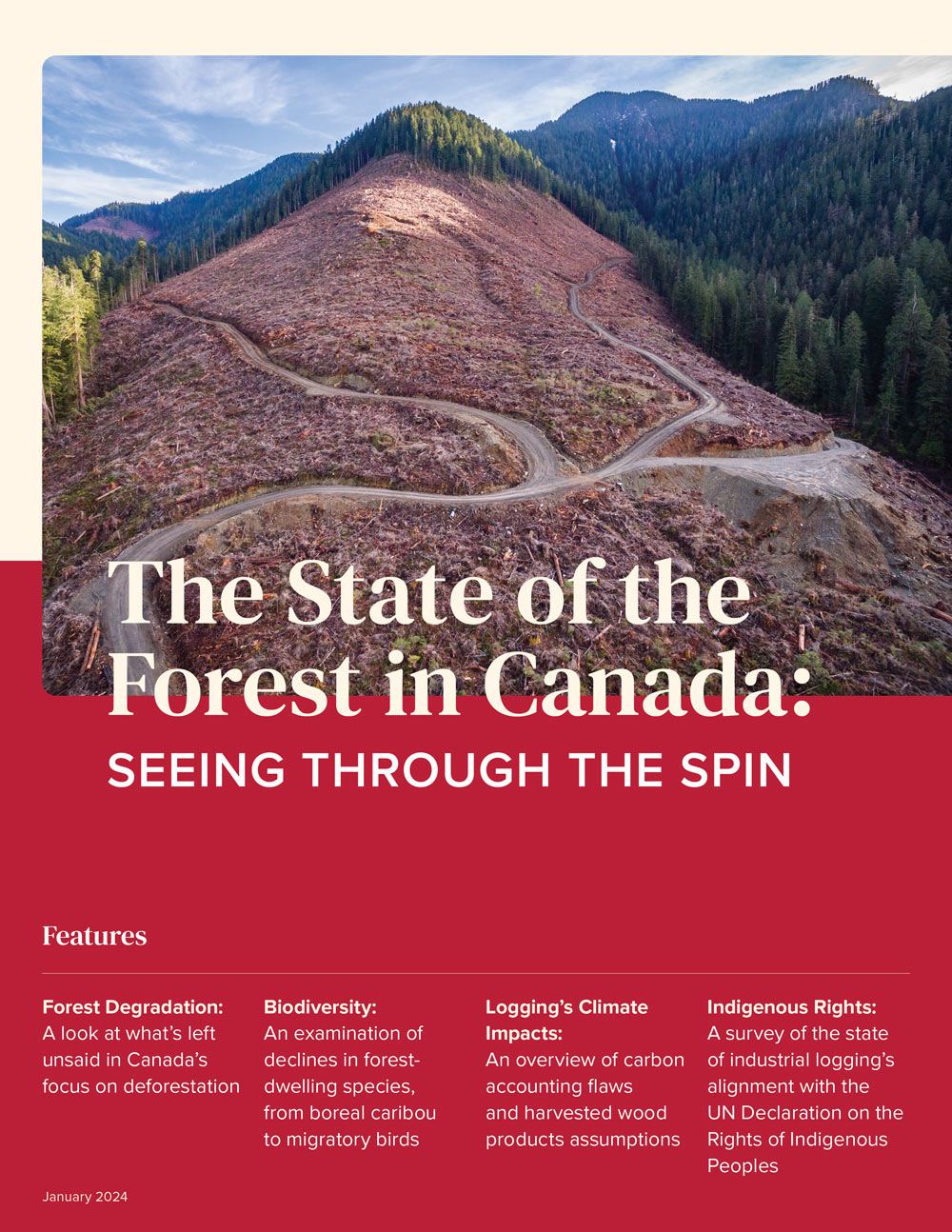 The State of the Forest in Canada report cover